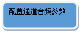 圆角矩形: 配置通道音频参数